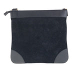 Gucci Black Silver Suede Leather 272 396 Crossbody Shoulder Bag — view 2