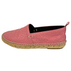 Loewe Anagram Leather Espadrille Slip Ons 35 Pink — view 2