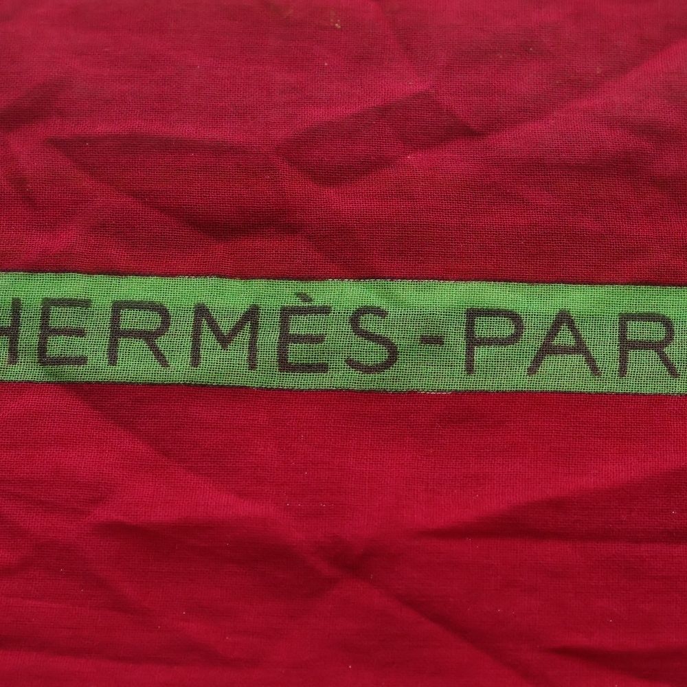 Hermes Butterfly Large Scarf Pink Green — view 6