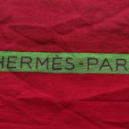 Hermes Butterfly Large Scarf Pink Green — view 6