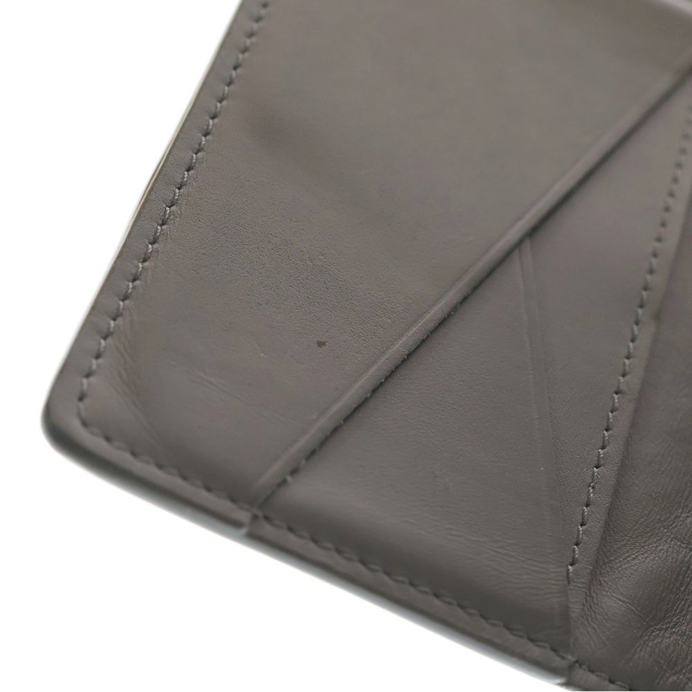 Louis Vuitton Monogram Shadow Leather Card Case Wallet Gray — view 5