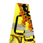 Hermes Grand Manage de Taille Twilly Silk Scarf Yellow — view 4