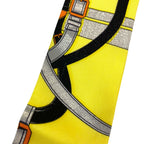 Hermes Grand Manage de Taille Twilly Silk Scarf Yellow — view 5