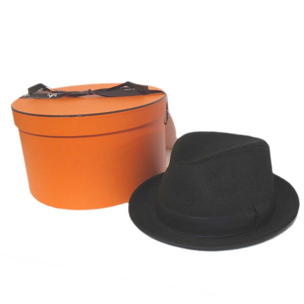 Hermes Cashmere Folded Hat 59 Dark Green — view 8