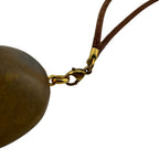 Hermes Necklace Leather Brown — view 2