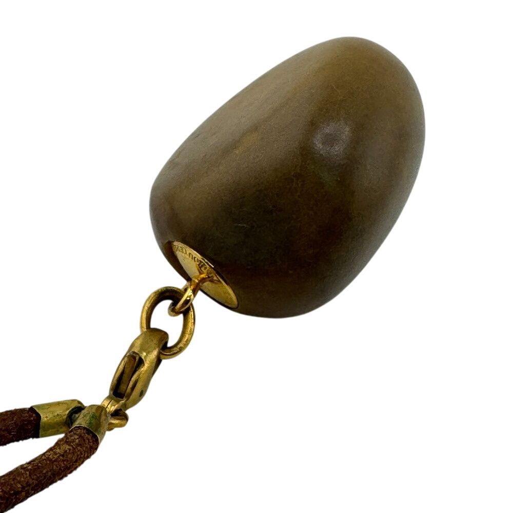 Hermes Necklace Leather Brown — view 5