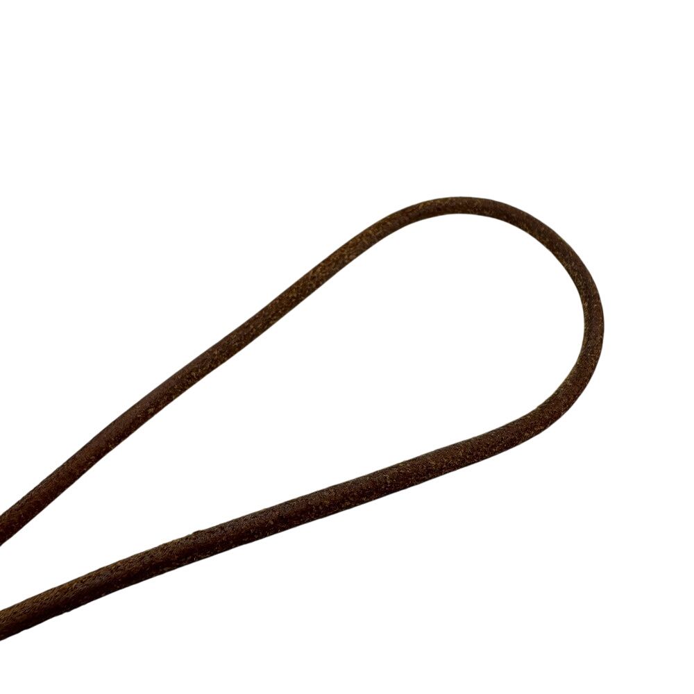 Hermes Necklace Leather Brown — view 4