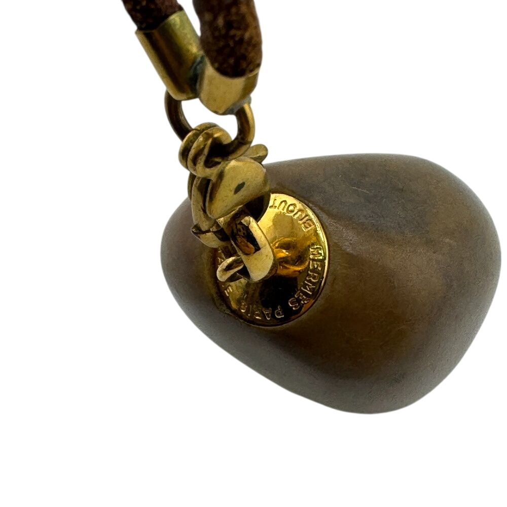Hermes Necklace Leather Brown — view 6