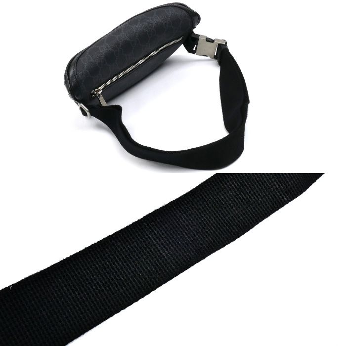 Gucci Interlocking Body Bag Black — view 7