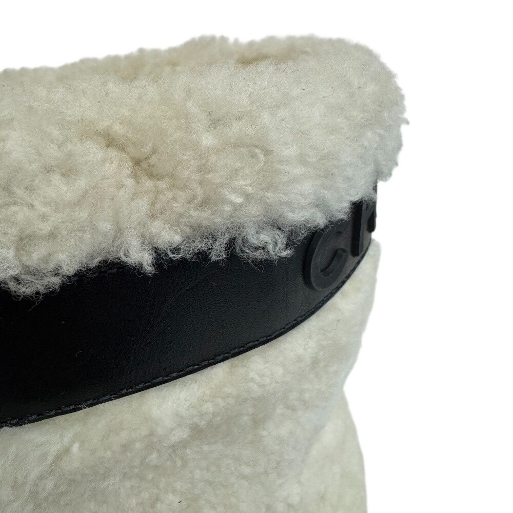 Chanel Short Boots White — view 7