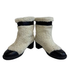 Chanel Short Boots White — view 3
