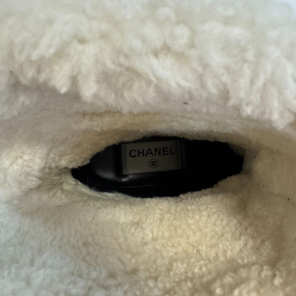 Chanel Short Boots White — view 8