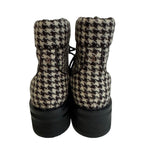 Chanel Lace Up Boots Brown — view 4