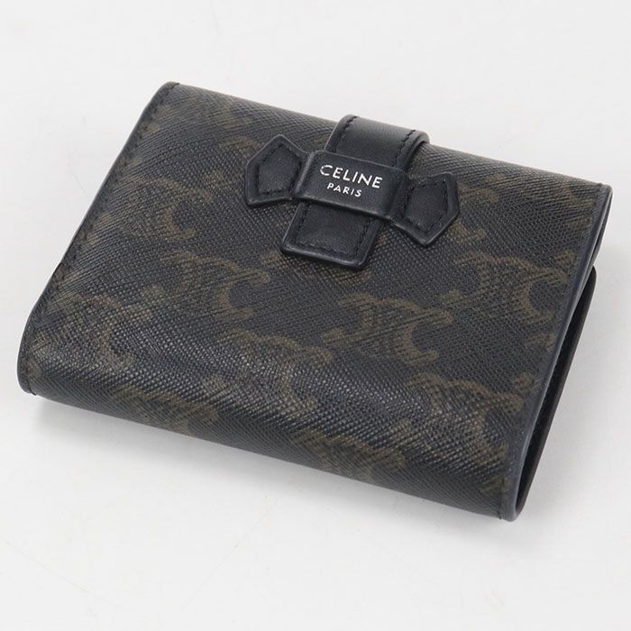 Celine Triomphe Canvas Trifold Wallet — view 2