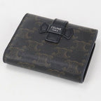 Celine Triomphe Canvas Trifold Wallet — view 2