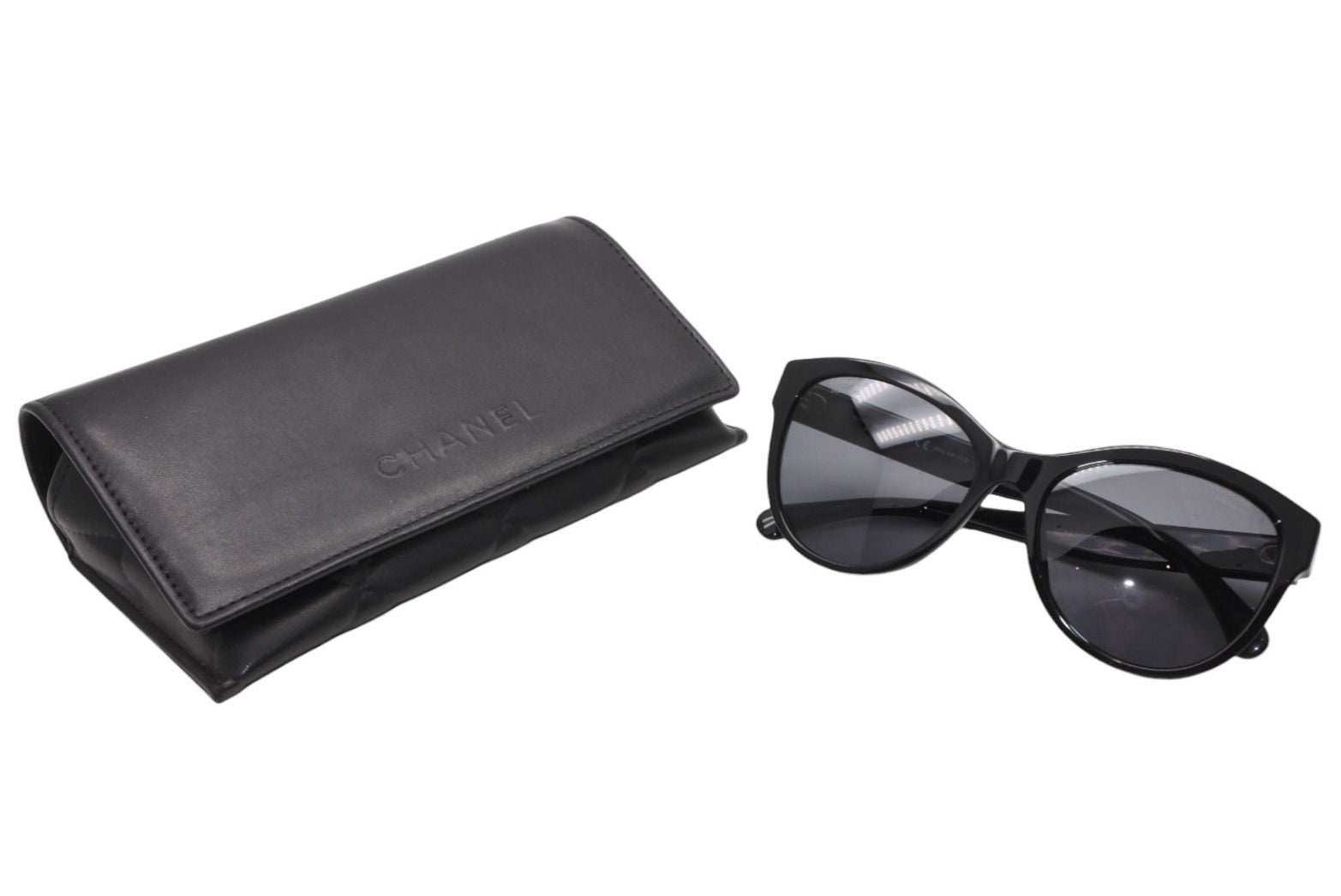 Chanel Sunglasses Eyewear T8 CC Logo Black