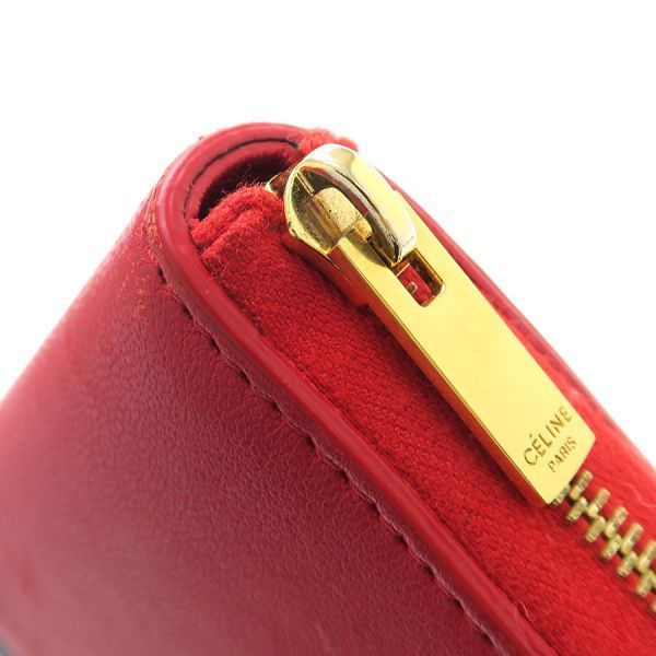 Celine Zip Wallet Red — view 8