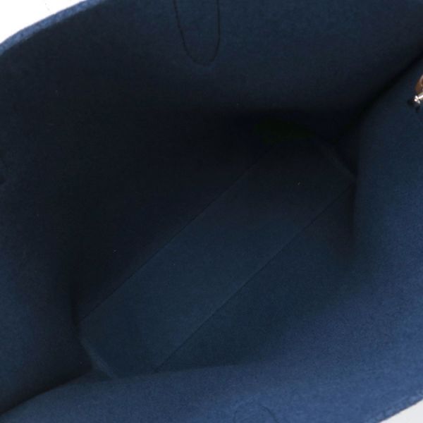 Hermes Karimi MM Leather Blue — view 3