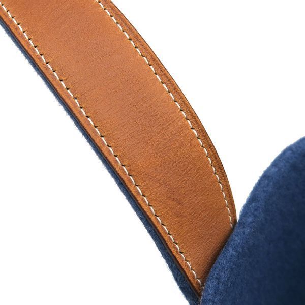 Hermes Karimi MM Leather Blue — view 6