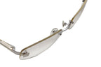 Chanel CC Logo Rimless Sunglasses Clear Acetate Eyewear — view 6
