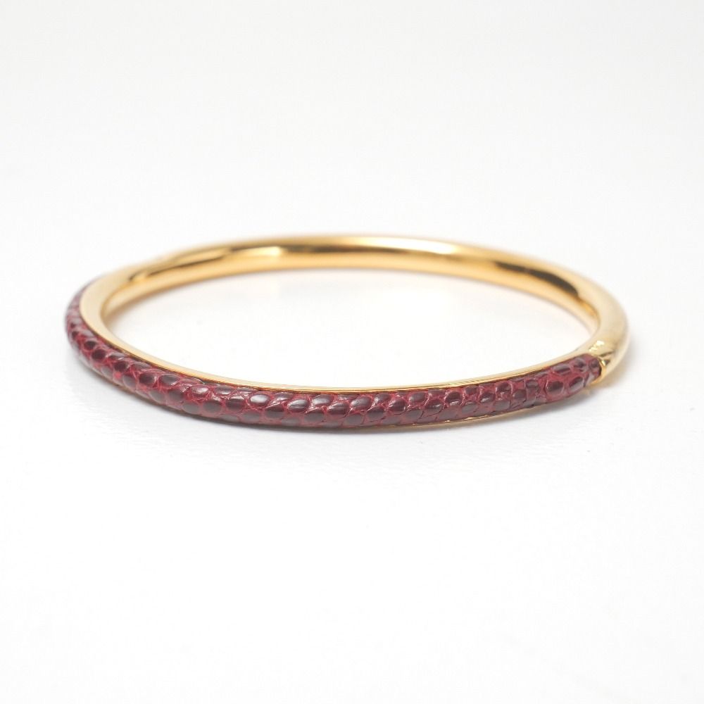 Gucci Bangle GG Bracelet Leather Gold — view 6