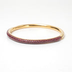 Gucci Bangle GG Bracelet Leather Gold — view 6