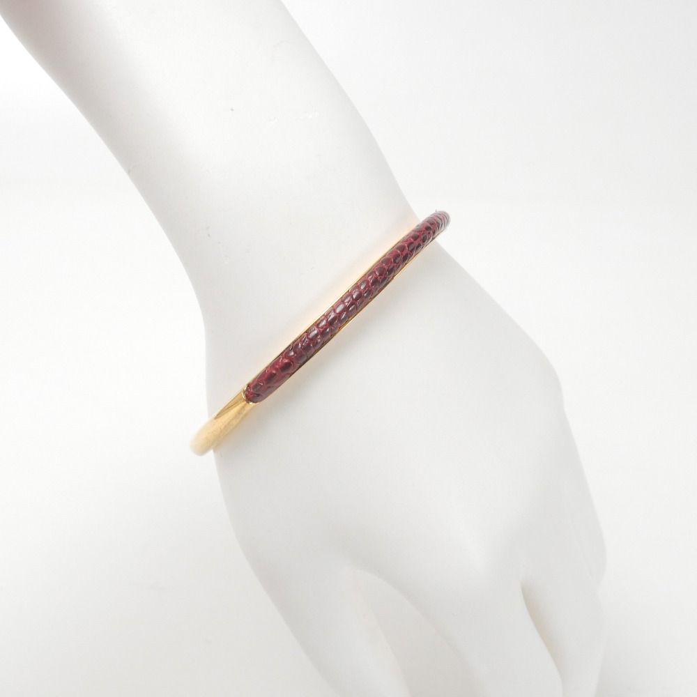 Gucci Bangle GG Bracelet Leather Gold — view 2
