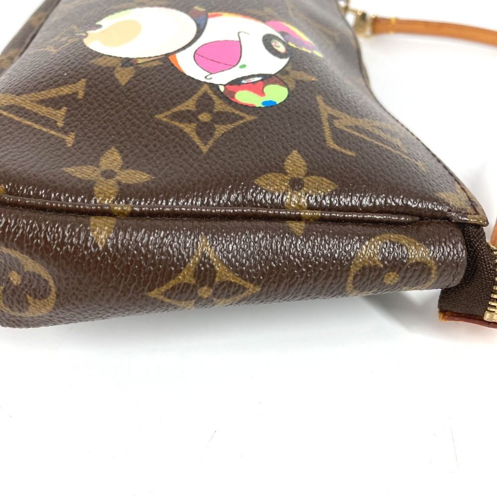 Louis Vuitton Shoulder Bag Pochette Monogram Canvas Brown — view 7