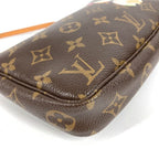 Louis Vuitton Shoulder Bag Pochette Monogram Canvas Brown — view 4