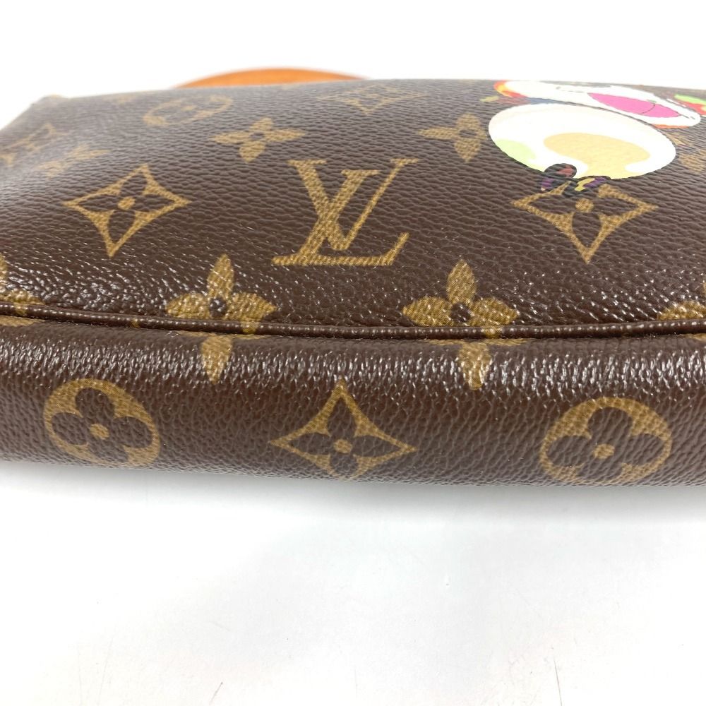 Louis Vuitton Shoulder Bag Pochette Monogram Canvas Brown — view 5