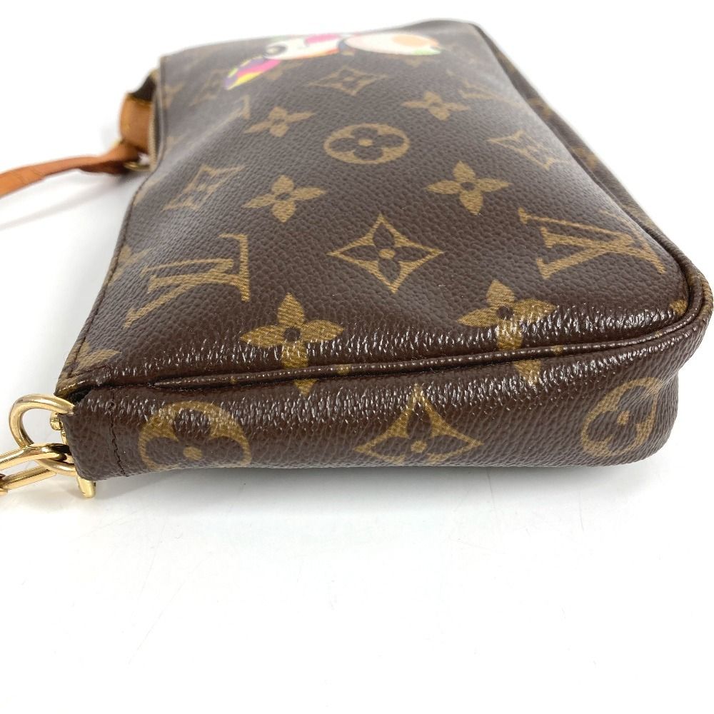 Louis Vuitton Shoulder Bag Pochette Monogram Canvas Brown — view 3
