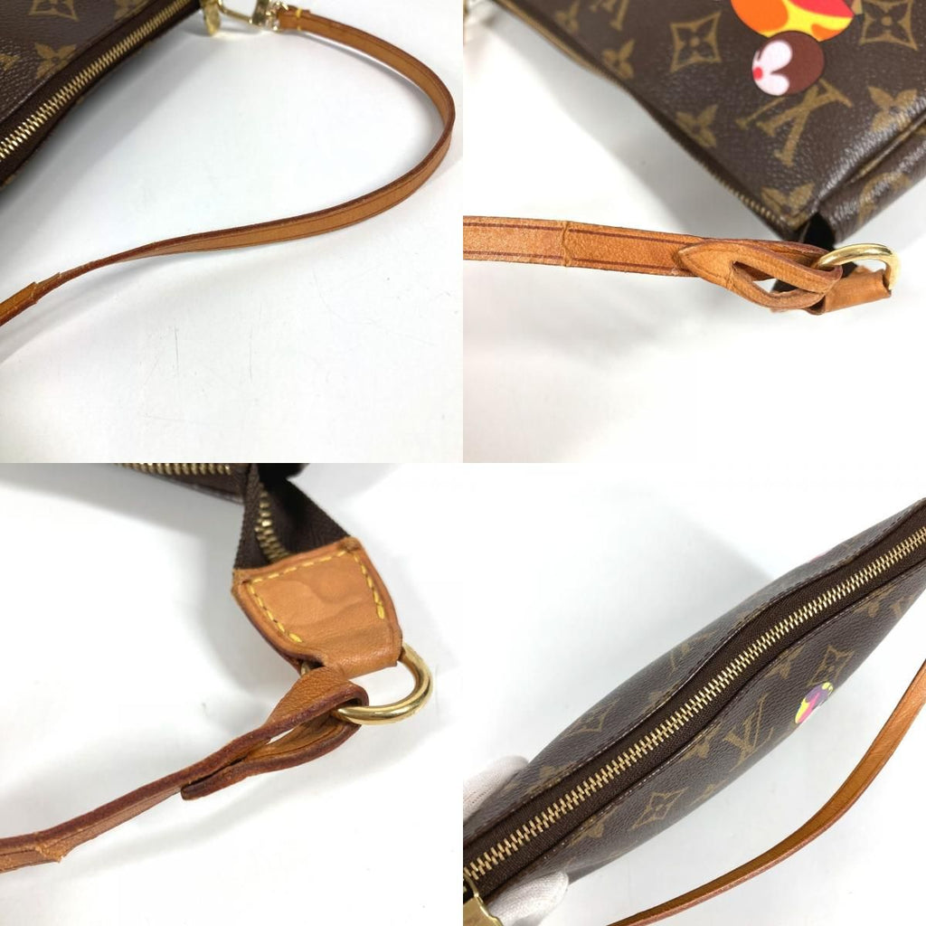 Louis Vuitton Shoulder Bag Pochette Monogram Canvas Brown — view 8