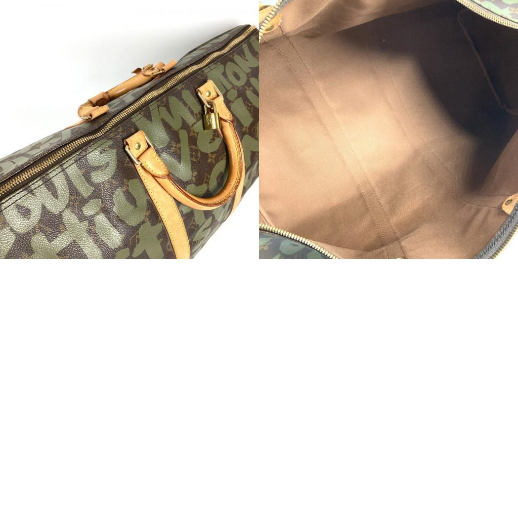 Louis Vuitton Boston Bag Keepall 50 Monogram Graffiti Canvas — view 9
