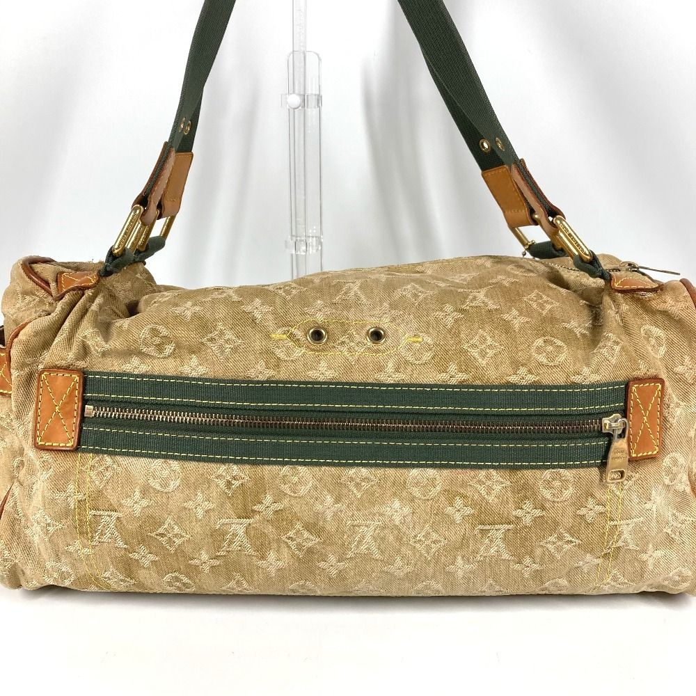 Louis Vuitton Shoulder Bag Squirrel Monogram Denim Khaki — view 2