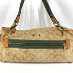 Louis Vuitton Shoulder Bag Squirrel Monogram Denim Khaki — view 2