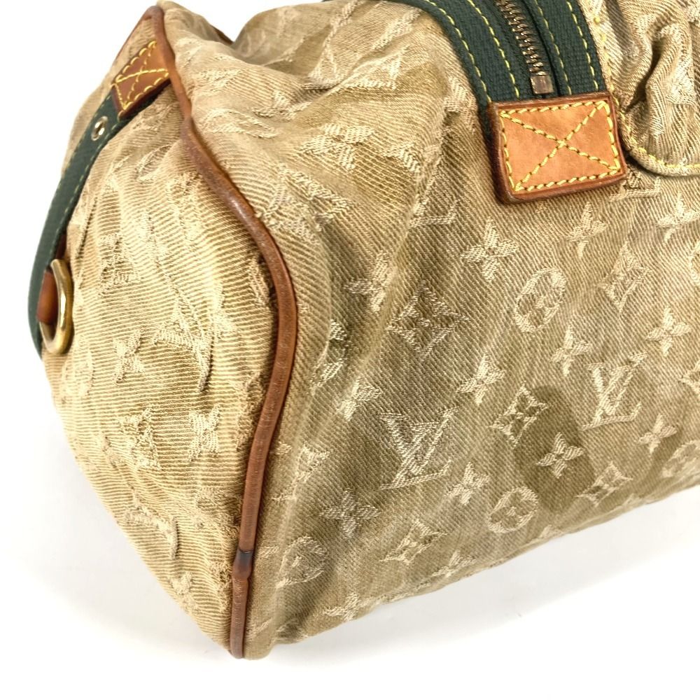 Louis Vuitton Shoulder Bag Squirrel Monogram Denim Khaki — view 6