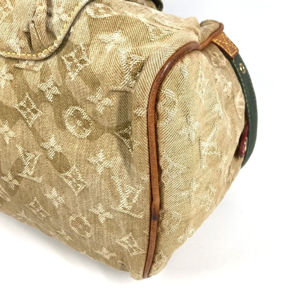 Louis Vuitton Shoulder Bag Squirrel Monogram Denim Khaki — view 5