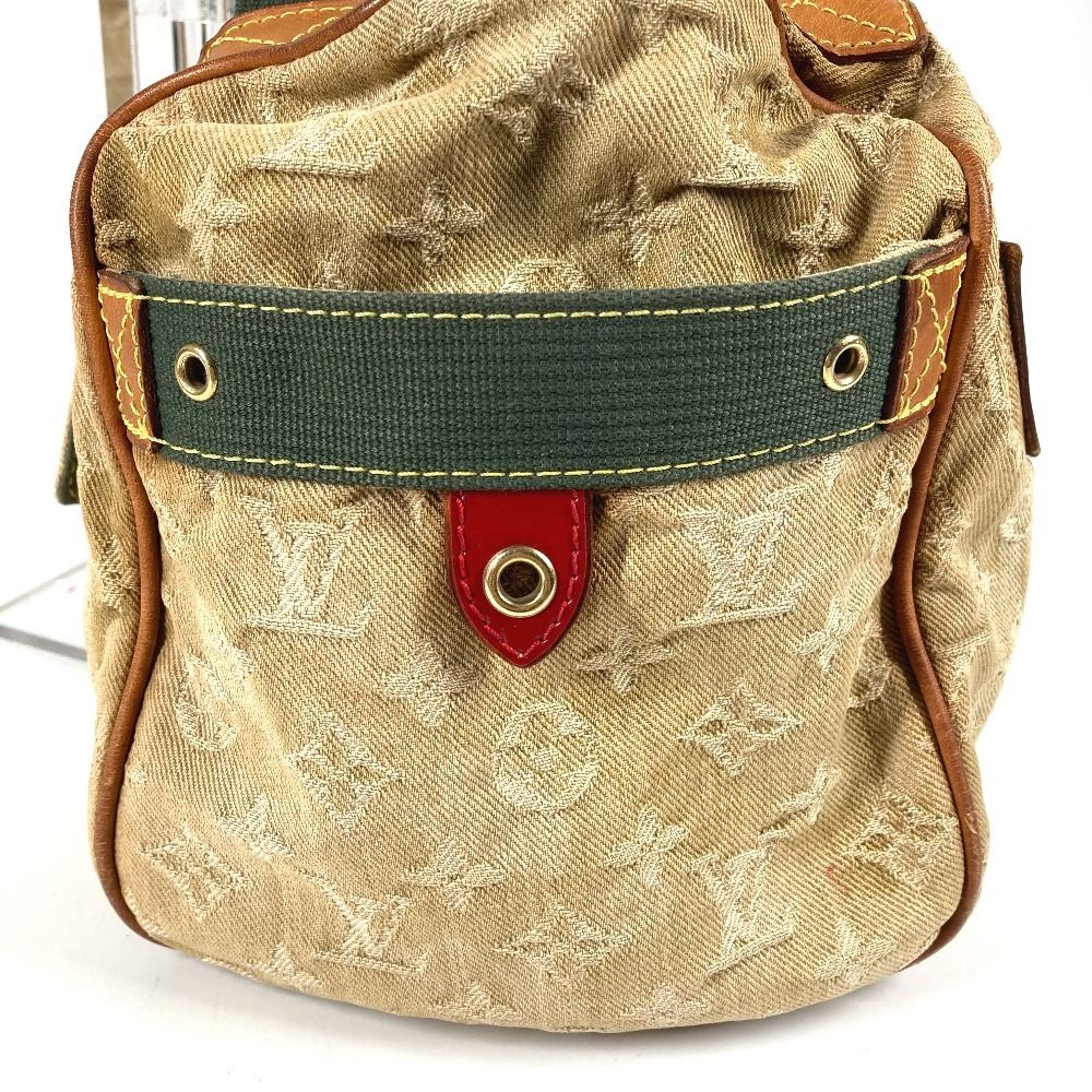 Louis Vuitton Shoulder Bag Squirrel Monogram Denim Khaki — view 4