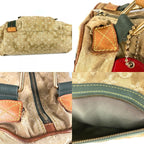 Louis Vuitton Shoulder Bag Squirrel Monogram Denim Khaki — view 7