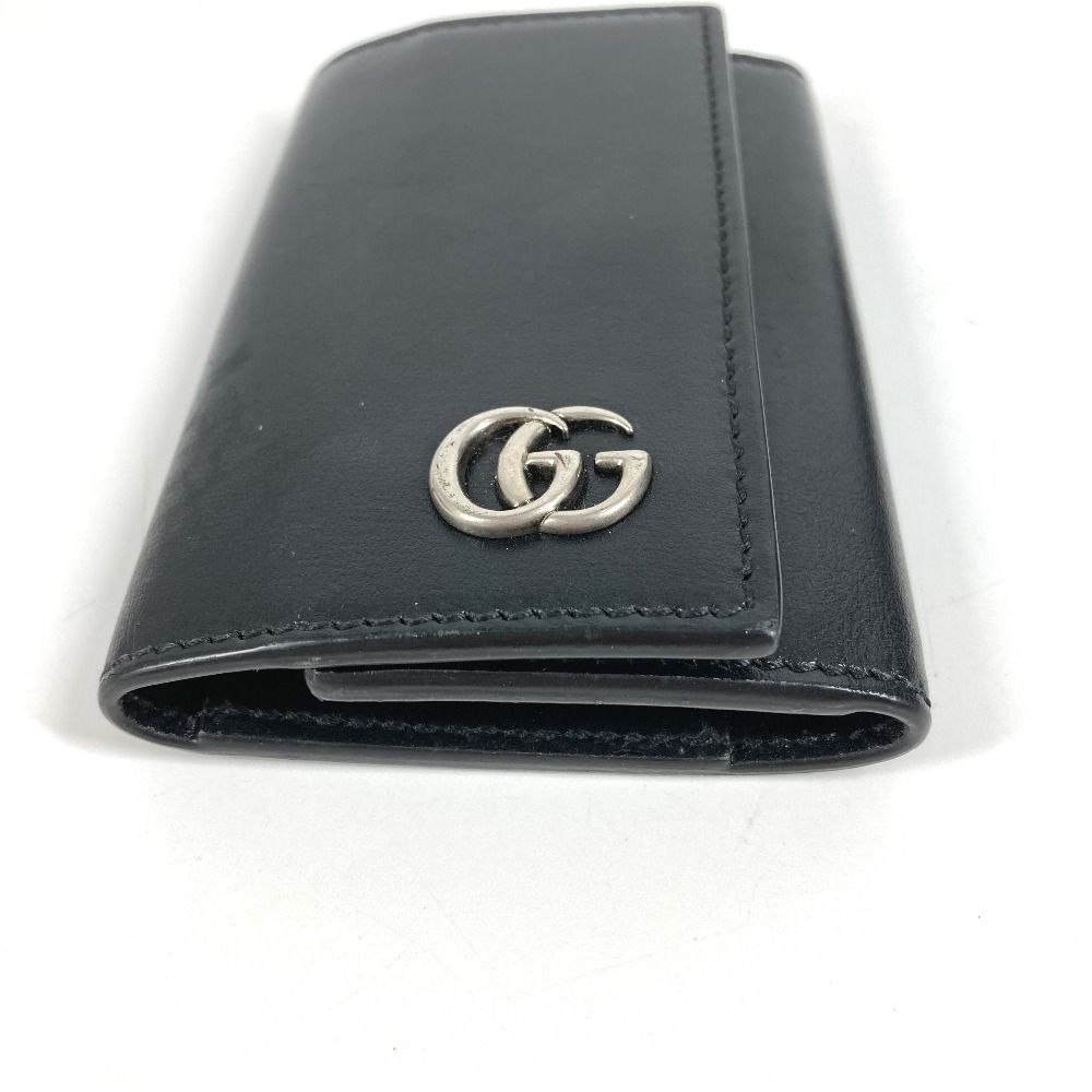 Gucci Key Case GG Logo Leather Black — view 2