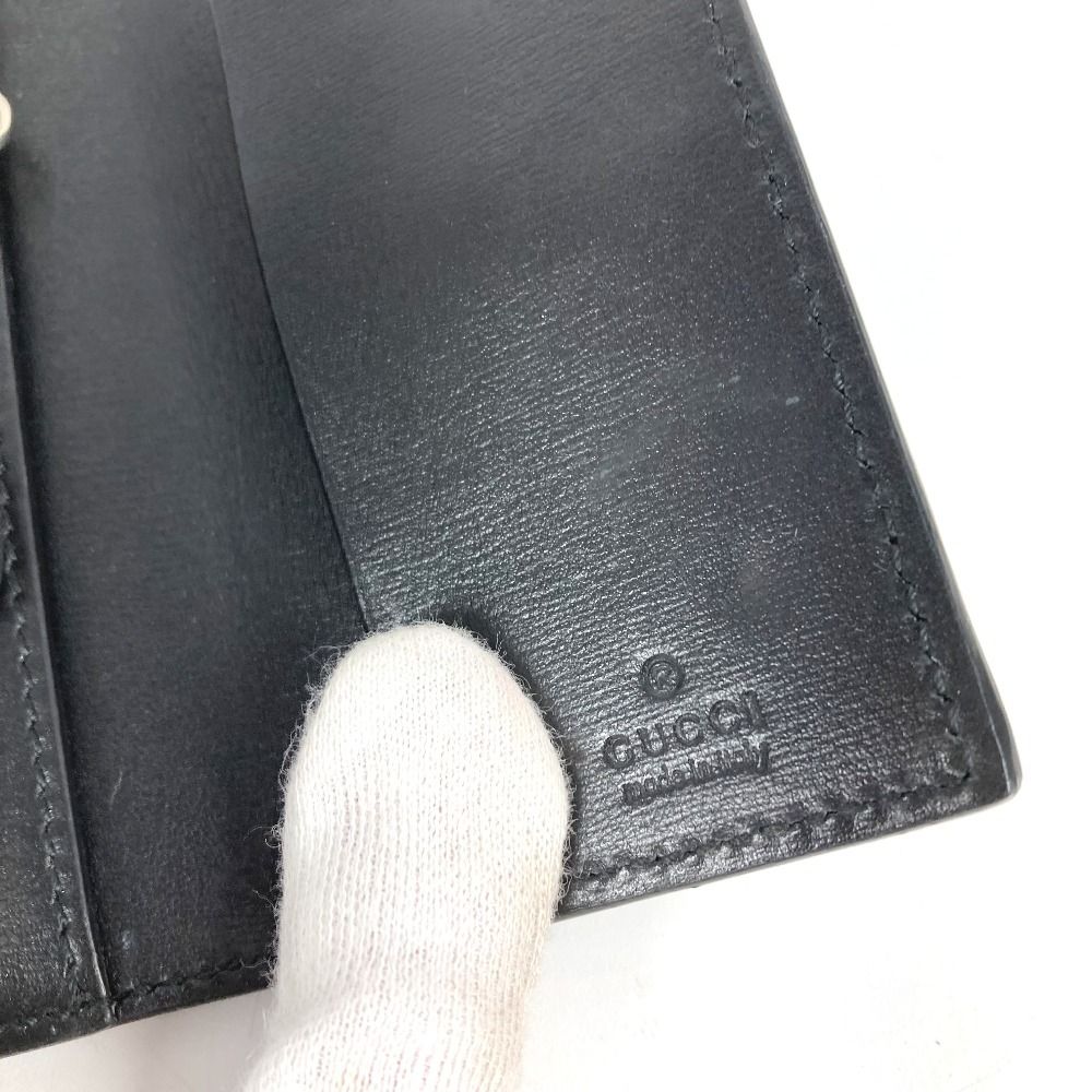 Gucci Key Case GG Logo Leather Black — view 6