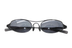 Prada Oval Sunglasses Eyewear Metal Acetate Black — view 2