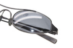 Prada Oval Sunglasses Eyewear Metal Acetate Black — view 7