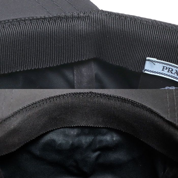 Prada Re-Nylon Baseball Cap Black M — view 7