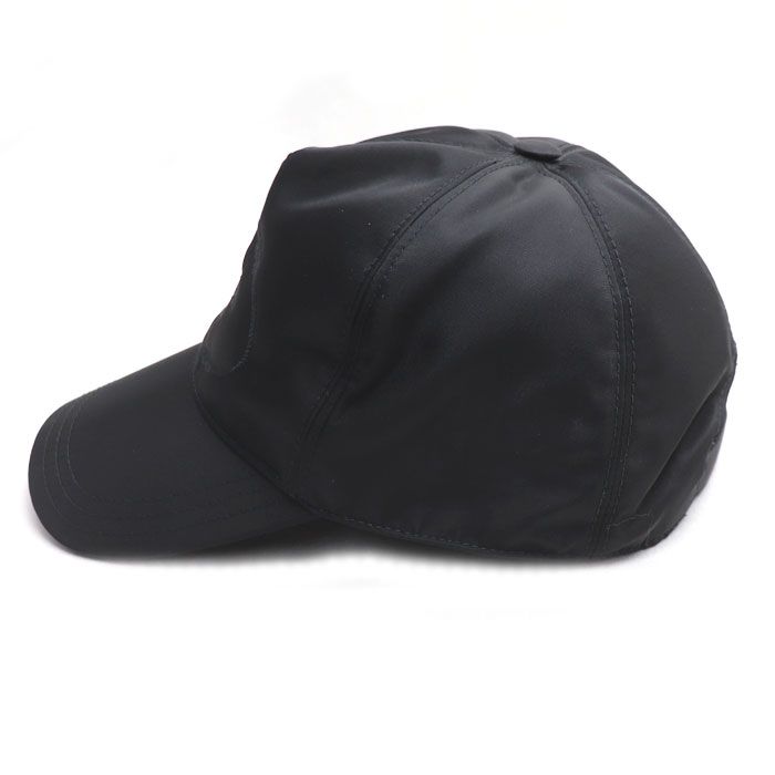 Prada Re-Nylon Baseball Cap Black M — view 3