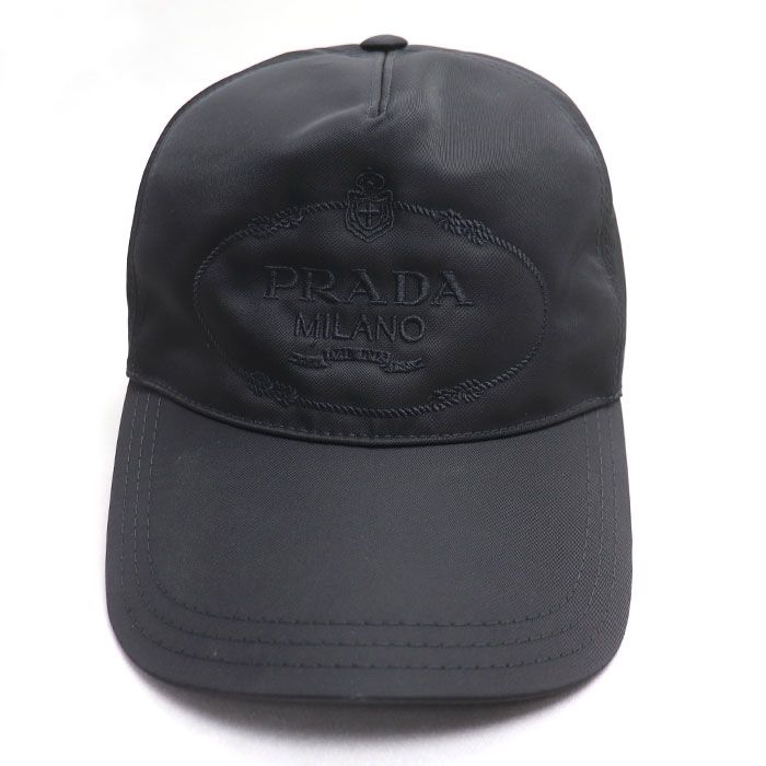 Prada Re-Nylon Baseball Cap Black M — view 2