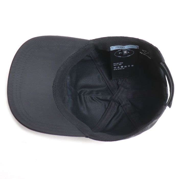 Prada Re-Nylon Baseball Cap Black M — view 6