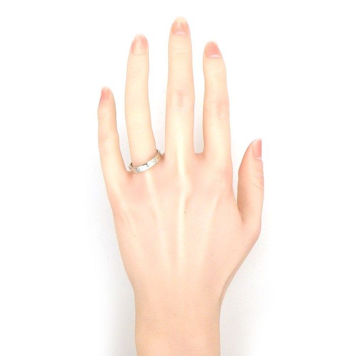 Gucci Ring Icon Slim Interlocking GG Logo 18K White Gold — view 8