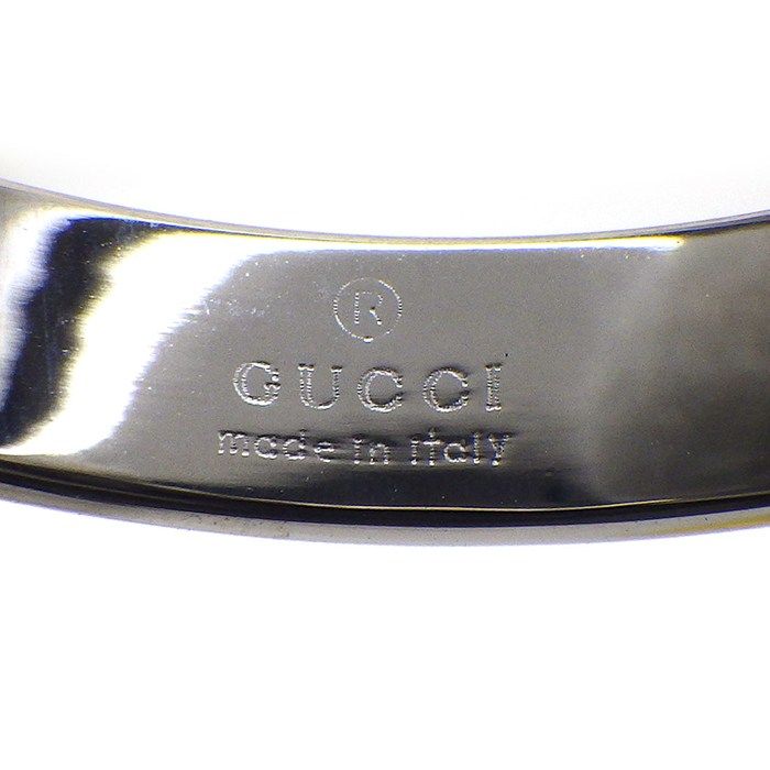 Gucci Ring Icon Slim Interlocking GG Logo 18K White Gold — view 4