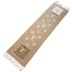 Louis Vuitton Muffler Cold Reykjavik Cashmere 100% Beige Scarf — view 3